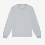 Bella CA3511 Unisex Heavy Boxy Long Sleeve Tee - Athletic Heather | Custom Printed and Embroidered