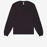 Bella CA3511 Unisex Heavy Boxy Long Sleeve Tee - Dark Grey | Custom Printed and Embroidered