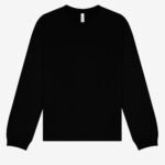 Bella CA4651 Unisex Long Sleeve Heavy Tee - Black | Custom Printed and Embroidered