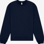 Bella CA4711 Unisex Crewneck Heavy Sweatshirt - Navy | Custom Printed and Embroidered