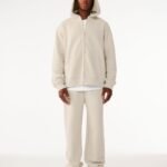 Bella CA4739 Unisex Heavy Full Zip Hoodie - Dust | Custom Printed and Embroidered