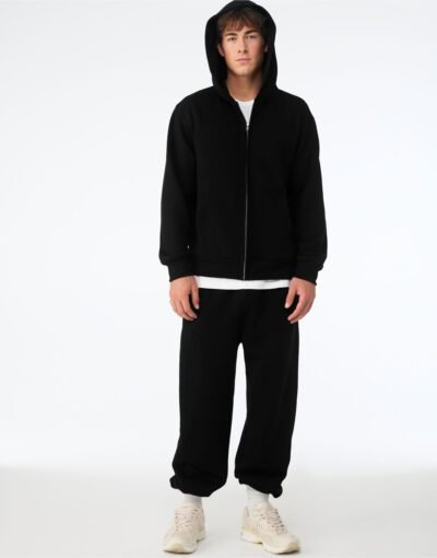 Bella CA4739 Unisex Heavy Full Zip Hoodie | Custom Printed and Embroidered