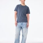 Bella CA4810GD Unisex Heavyweight Washed Tee - Washed Navy | Custom Printed and Embroidered