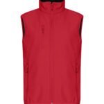 Clique CQ0200911 Classic Softshell Vest - Red | Custom Printed and Embroidered