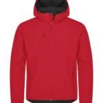 Clique CQ0200912 Classic Softshell Hoody - Red | Custom Printed and Embroidered