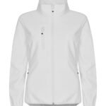 Clique CQ0200915 Ladies Classic Softshell Jacket - White | Custom Printed and Embroidered