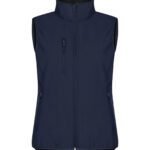 Clique CQ0200916 Ladies Classic Softshell Vest - Dark Navy | Custom Printed and Embroidered
