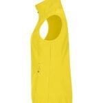 Clique CQ0200916 Ladies Classic Softshell Vest - Lemon | Custom Printed and Embroidered