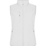 Clique CQ0200916 Ladies Classic Softshell Vest - White | Custom Printed and Embroidered