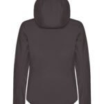Clique CQ0200917 Ladies Classic Softshell Hoody - Dark Grey | Custom Printed and Embroidered