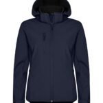 Clique CQ0200917 Ladies Classic Softshell Hoody - Dark Navy | Custom Printed and Embroidered