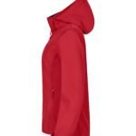 Clique CQ0200917 Ladies Classic Softshell Hoody - Red | Custom Printed and Embroidered