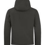 Clique CQ020952 Padded Hoody Softshell - Dark Grey | Custom Printed and Embroidered