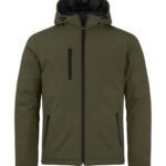Clique CQ020952 Padded Hoody Softshell - Fog Green | Custom Printed and Embroidered