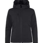Clique CQ020953 Ladies Padded Softshell Hoody - Black | Custom Printed and Embroidered