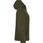 Clique CQ020953 Ladies Padded Softshell Hoody - Fog Green | Custom Printed and Embroidered