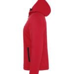 Clique CQ020953 Ladies Padded Softshell Hoody - Red | Custom Printed and Embroidered