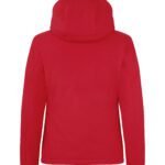 Clique CQ020953 Ladies Padded Softshell Hoody - Red | Custom Printed and Embroidered