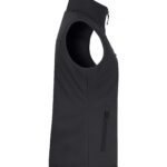 Clique CQ020959 Ladies Padded Softshell Vest - Black | Custom Printed and Embroidered