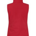 Clique CQ020959 Ladies Padded Softshell Vest - Red | Custom Printed and Embroidered