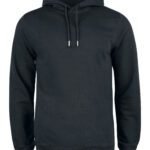 Clique CQ021002 Premium OC Hoody - Black | Custom Printed and Embroidered