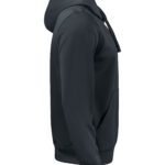 Clique CQ021011 Basic Active Hoody - Black | Custom Printed and Embroidered