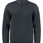 Clique CQ021013 Basic Active Half Zip - Black | Custom Printed and Embroidered