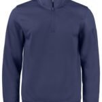 Clique CQ021013 Basic Active Half Zip - Dark Navy | Custom Printed and Embroidered