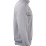 Clique CQ021013 Basic Active Half Zip - Grey Melange | Custom Printed and Embroidered