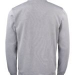 Clique CQ021013 Basic Active Half Zip - Grey Melange | Custom Printed and Embroidered
