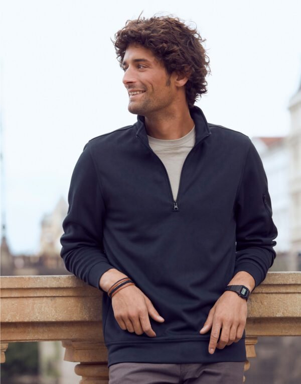 Clique CQ021013 Basic Active Half Zip | Custom Printed and Embroidered