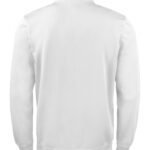 Clique CQ021013 Basic Active Half Zip - White | Custom Printed and Embroidered