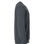 Clique CQ021030 Basic Roundneck Sweatshirt - Anthracite Melange | Custom Printed and Embroidered
