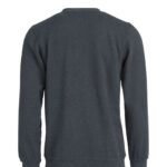 Clique CQ021030 Basic Roundneck Sweatshirt - Anthracite Melange | Custom Printed and Embroidered