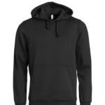 Clique CQ021031 Basic Hoody - Black | Custom Printed and Embroidered