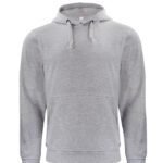 Clique CQ021031 Basic Hoody - Grey Melange | Custom Printed and Embroidered
