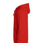 Clique CQ021031 Basic Hoody - Red | Custom Printed and Embroidered