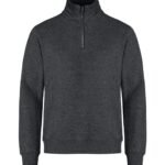Clique CQ021033 Basic Half Zip - Anthracite Melange | Custom Printed and Embroidered