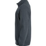 Clique CQ021033 Basic Half Zip - Anthracite Melange | Custom Printed and Embroidered