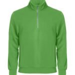 Clique CQ021033 Basic Half Zip - Apple Green | Custom Printed and Embroidered