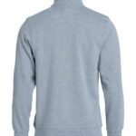 Clique CQ021033 Basic Half Zip - Grey Melange | Custom Printed and Embroidered