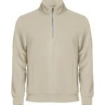 Clique CQ021033 Basic Half Zip - Light Khaki | Custom Printed and Embroidered
