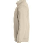 Clique CQ021033 Basic Half Zip - Light Khaki | Custom Printed and Embroidered