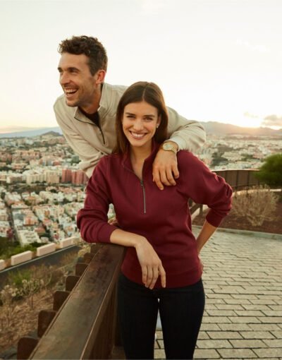 Clique CQ021033 Basic Half Zip | Custom Printed and Embroidered