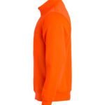 Clique CQ021033 Basic Half Zip - Visibility Orange | Custom Printed and Embroidered