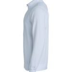 Clique CQ021033 Basic Half Zip - White | Custom Printed and Embroidered