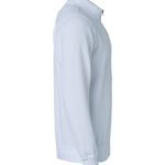 Clique CQ021033 Basic Half Zip - White | Custom Printed and Embroidered