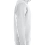 Clique CQ021043 Classic Half Zip - White | Custom Printed and Embroidered