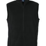 Clique CQ023902 Basic Polar Fleece Vest - Black | Custom Printed and Embroidered