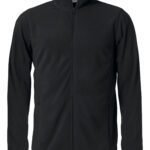 Clique CQ023914 Basic Micro Fleece Jacket - Black | Custom Printed and Embroidered